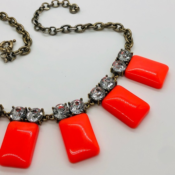 Gorgeous Vintage Neon J. Crew Statement Necklace - Picture 4 of 10